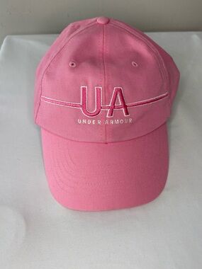 Under Armour Pink UA Logo Baseball Hat